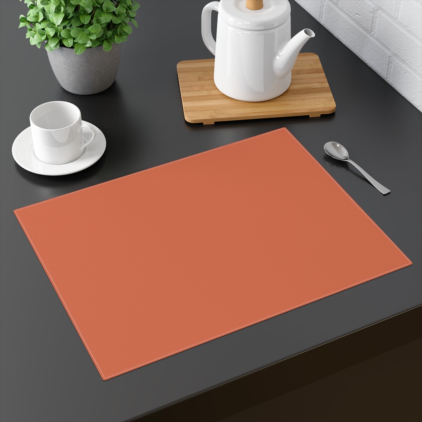 True Holiday Autumn Cover Orange Solids Placemat