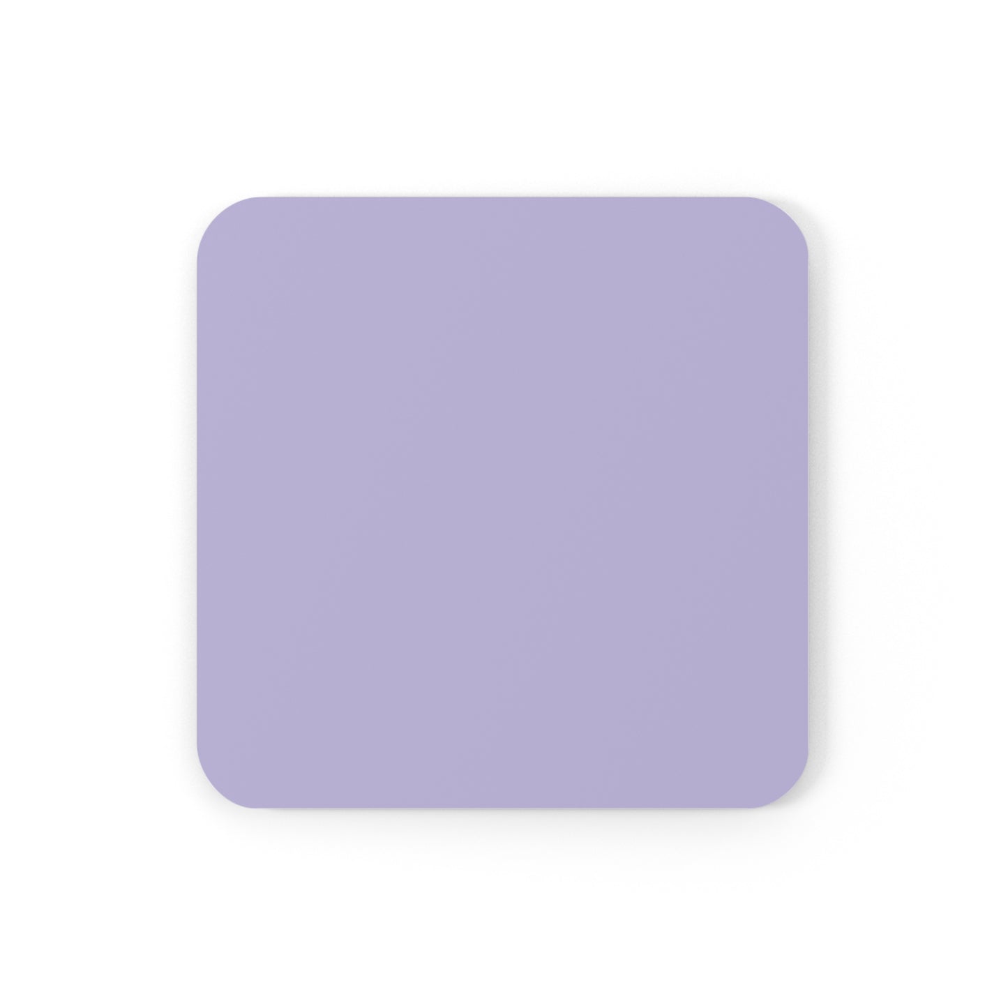True Holiday Heather Plum Purple Solids Corkwood Coaster Set