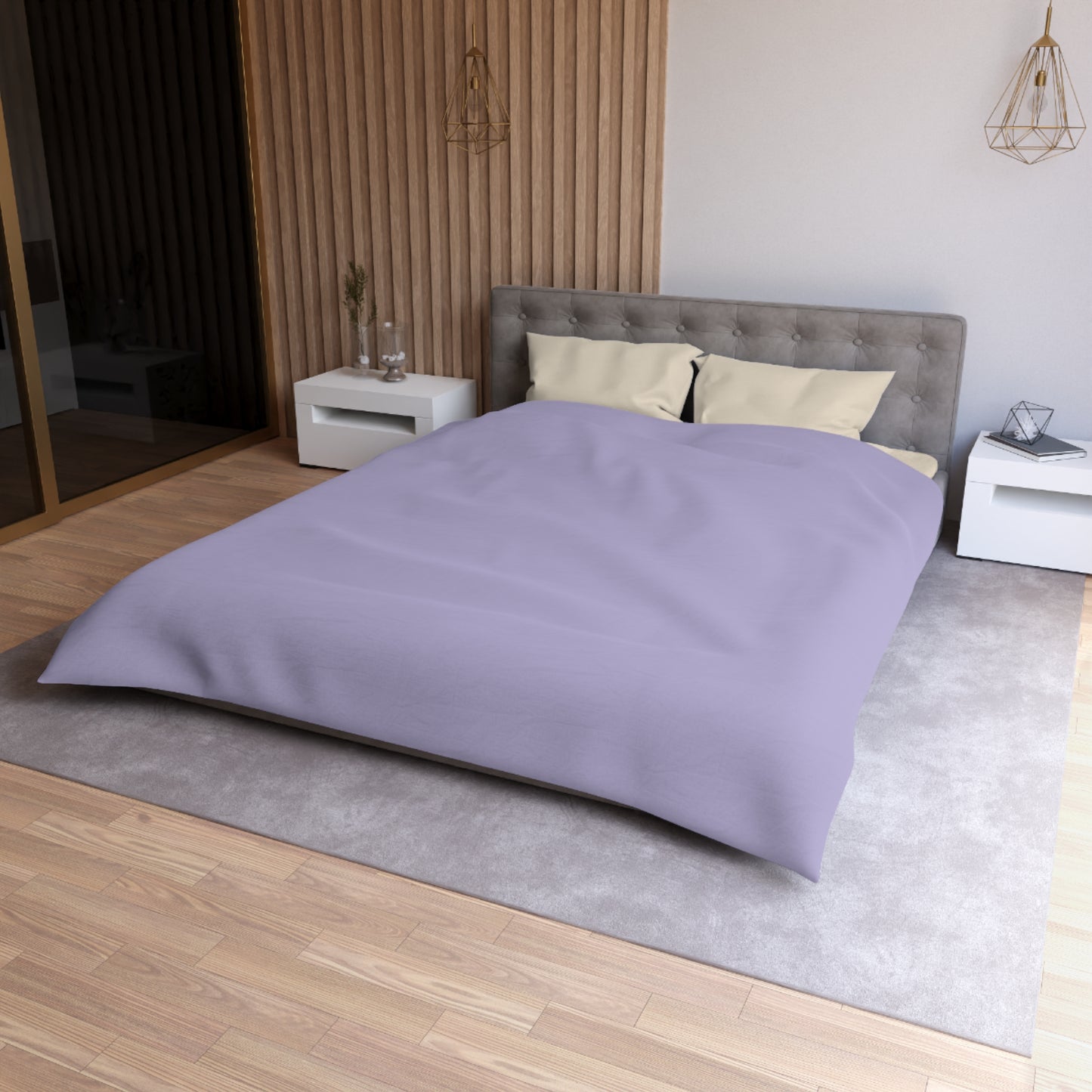 True Holiday Heather Plum Purple Solids Duvet Cover