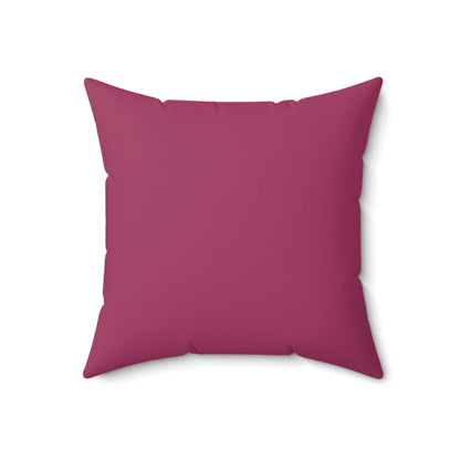 True Holiday Gypsy Pink Red Solids 18" Square Throw Pillow