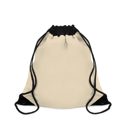 True Holiday Ivory Lustre Yellow Solids Drawstring Bag