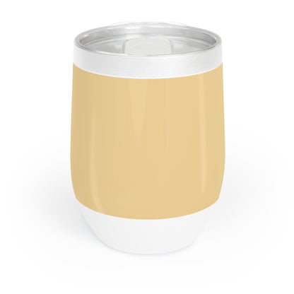 True Holiday Honeybee Yellow Solids Chill Wine Tumbler