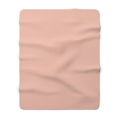 True Holiday Teacup Rose Orange Solids Throw Blanket