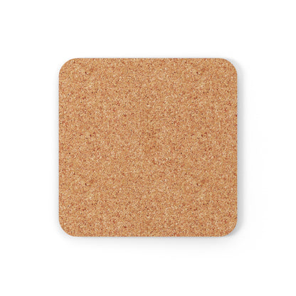 True Holiday Hot Lips Red Solids Corkwood Coaster Set