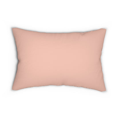 True Holiday Teacup Rose Orange Solids 20" x 14" Rectangular Throw Pillow