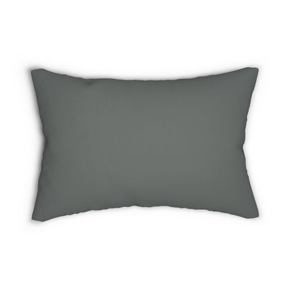 True Holiday Kitty Gray Gray Solids 20" x 14" Rectangular Throw Pillow