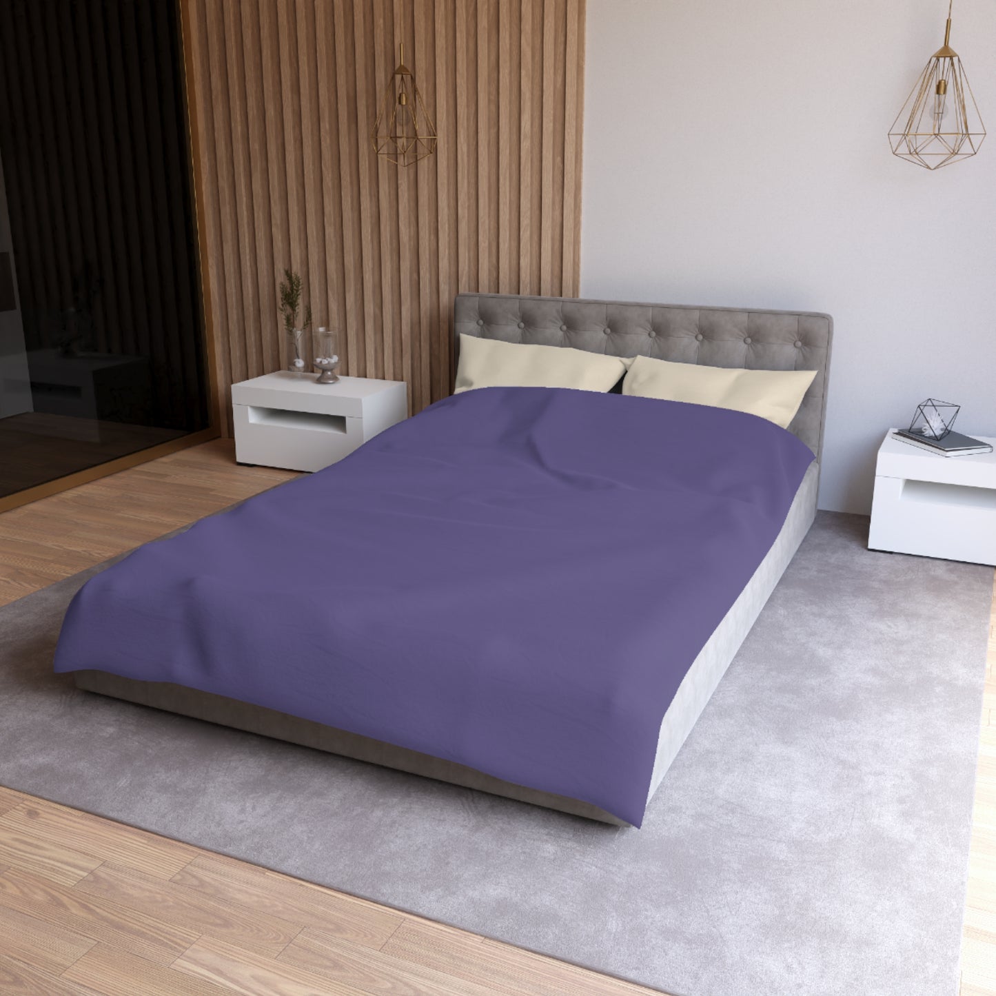 True Holiday Seduction Purple Solids Duvet Cover