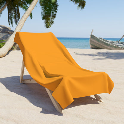 True Holiday Citrus Blast Yellow Solids Beach & Pool Towel