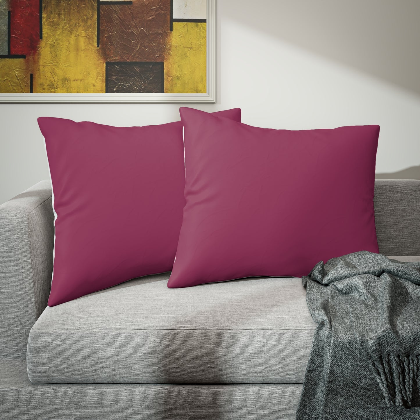 True Holiday Gypsy Pink Red Solids Pillow Sham