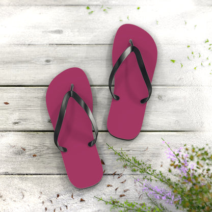 True Holiday Gypsy Pink Red Solids Flip Flops