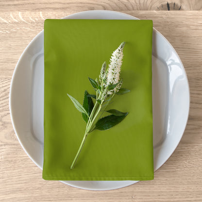 True Holiday Iguana Green Solids Napkins