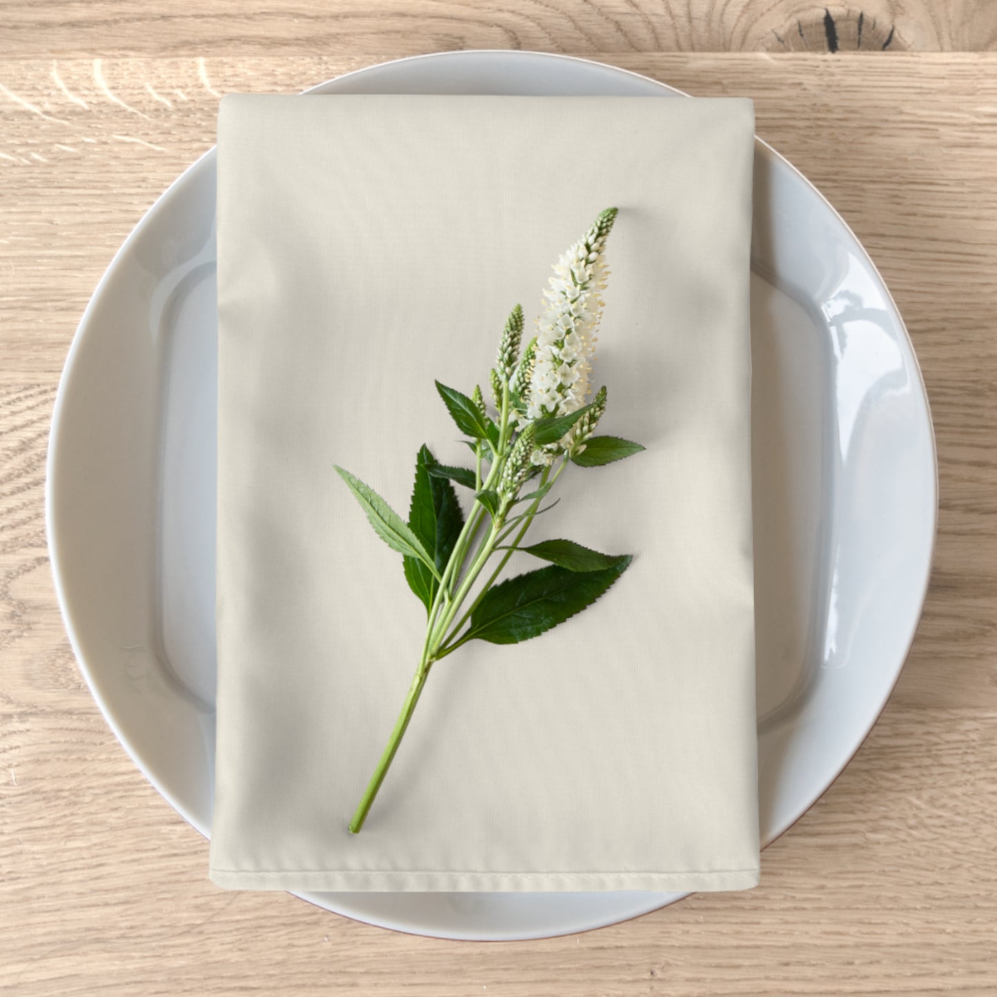 True Holiday White Cloud White Solids Napkins
