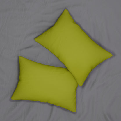True Holiday Dark Lime Green Solids 20" x 14" Rectangular Throw Pillow