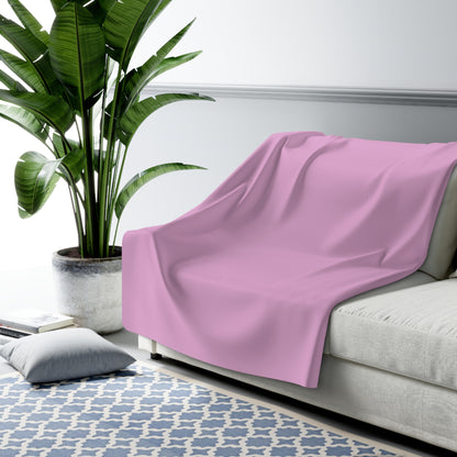 True Holiday Pretty Pink Solids Throw Blanket