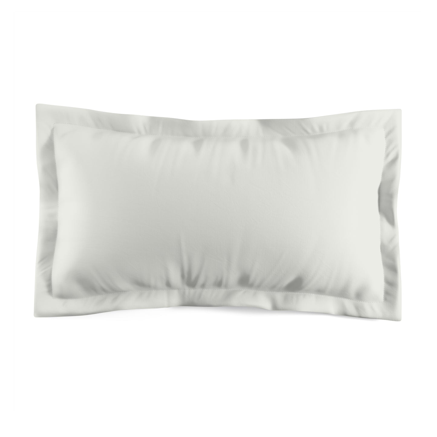 True Holiday White Heron White Solids Microfiber Pillow Sham