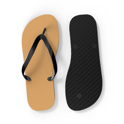 True Holiday Tiger Eye Yellow Solids Flip Flops