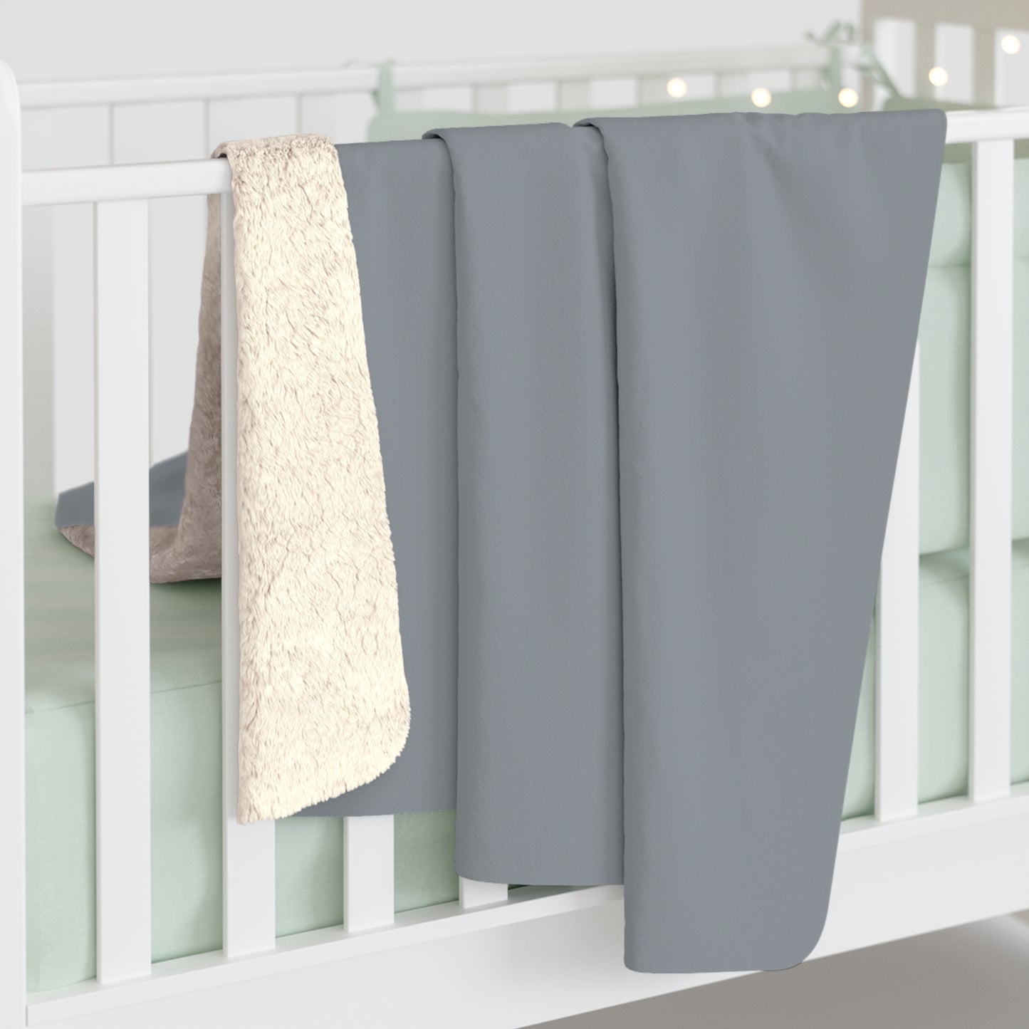 True Holiday Gray Cardigan Gray Solids Throw Blanket