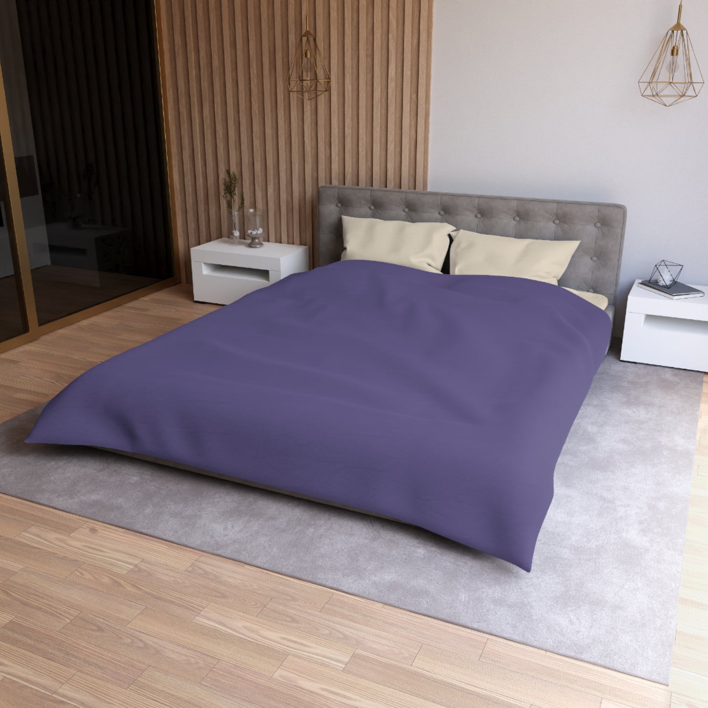True Holiday Seduction Purple Solids Duvet Cover