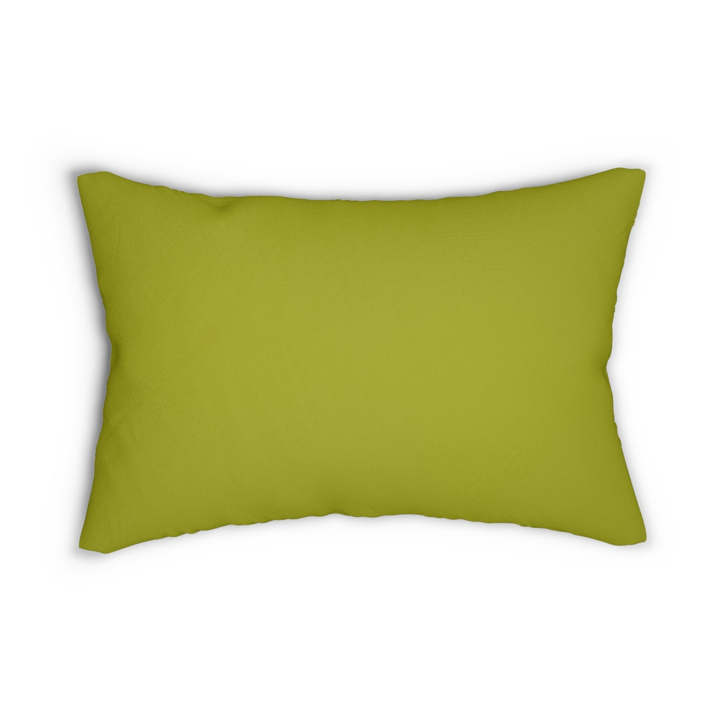 True Holiday Dark Lime Green Solids 20" x 14" Rectangular Throw Pillow