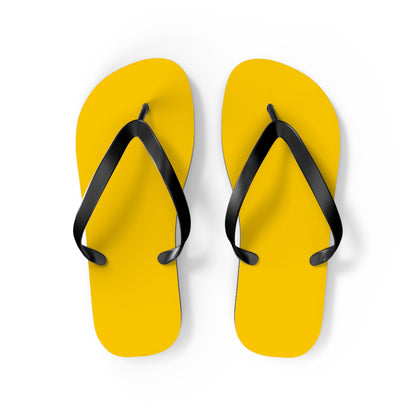 True Holiday Sun Kissed Yellow Solids Flip Flops