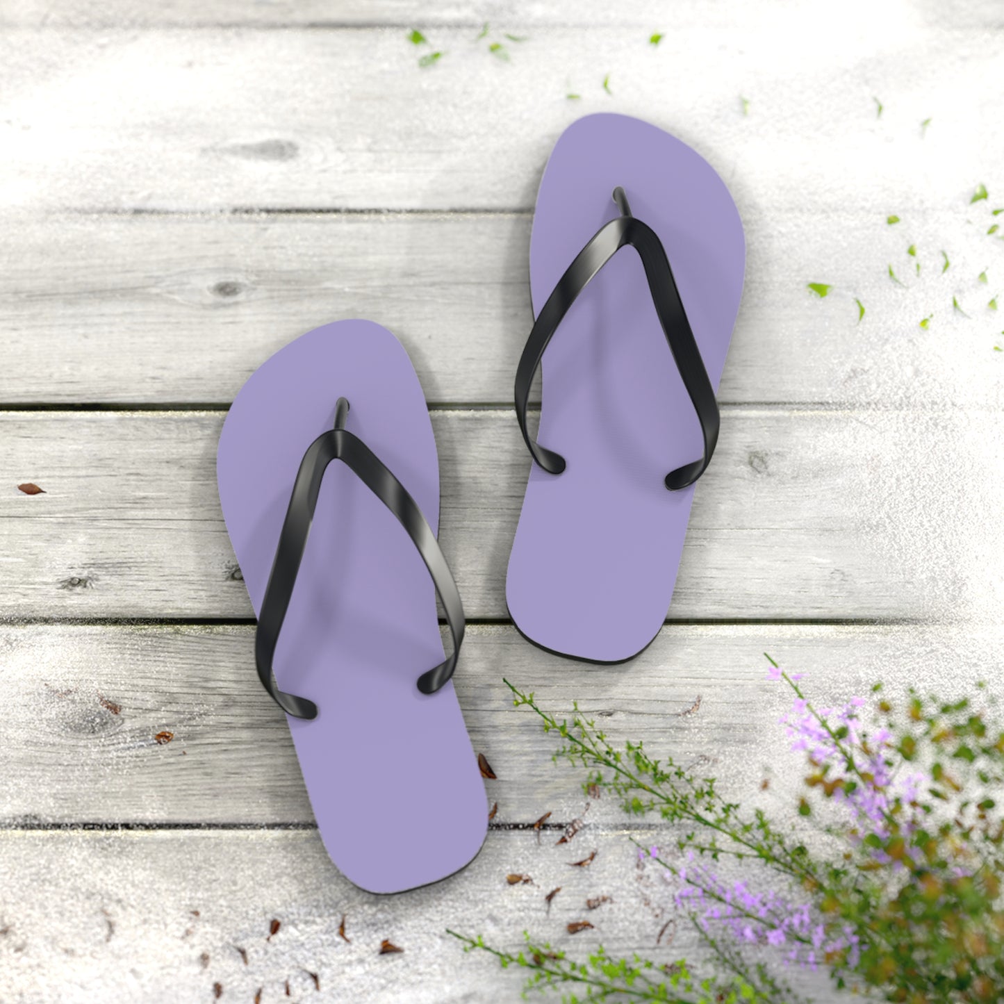 True Holiday Mighty Aphrodite Purple Solids Flip Flops
