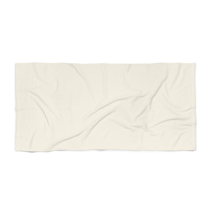 True Holiday White Cloud White Solids Beach & Pool Towel