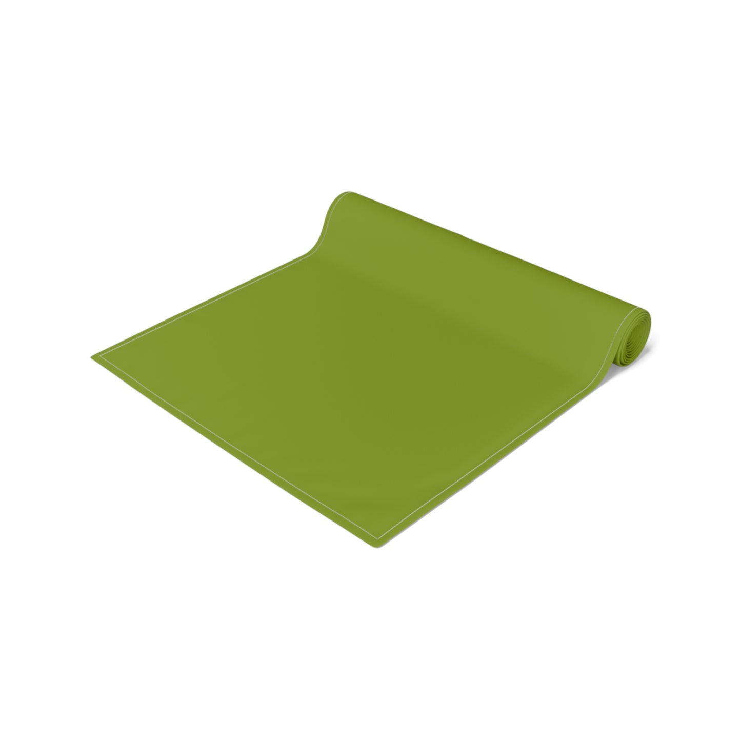 True Holiday Iguana Green Solids Table Runner