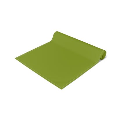 True Holiday Iguana Green Solids Table Runner