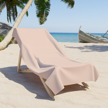 True Holiday Sunlit Coral Orange Solids Beach & Pool Towel