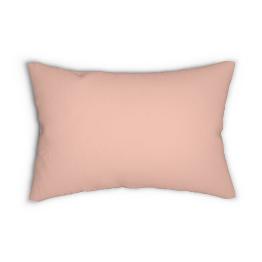 True Holiday Teacup Rose Orange Solids 20" x 14" Rectangular Throw Pillow