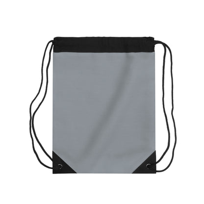 True Holiday Gray Cardigan Gray Solids Drawstring Bag
