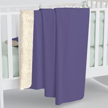 True Holiday Seduction Purple Solids Throw Blanket