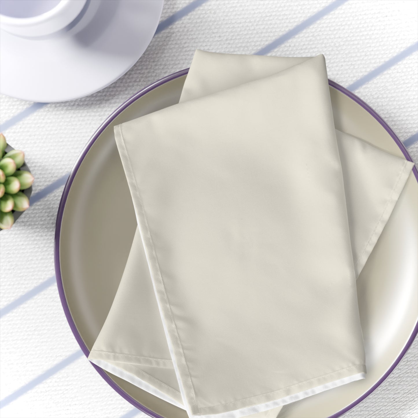 True Holiday White Cloud White Solids Napkins