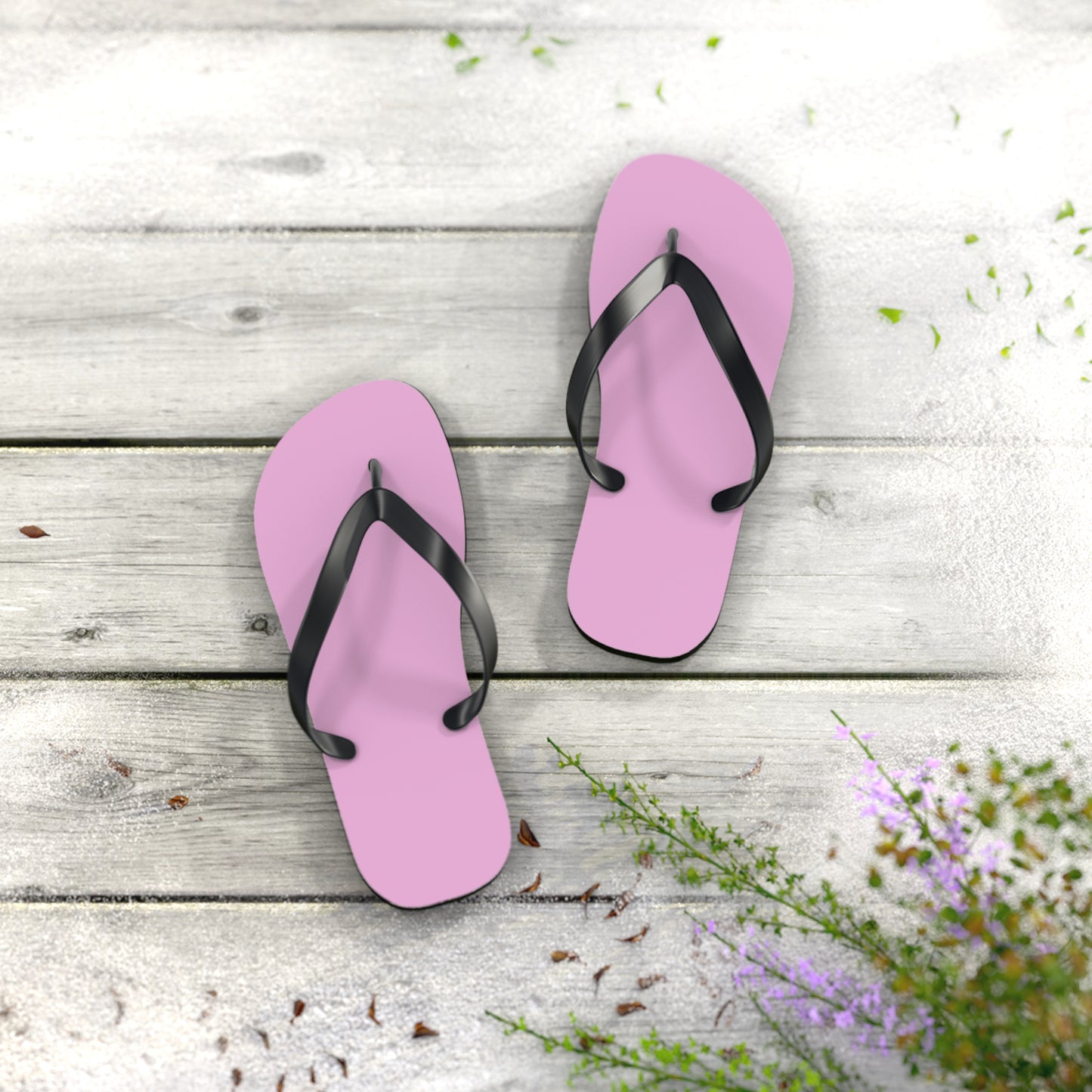 True Holiday Pretty Pink Red Solids Flip Flops