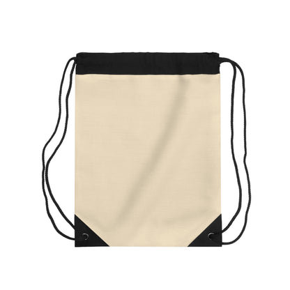 True Holiday Ivory Lustre Yellow Solids Drawstring Bag