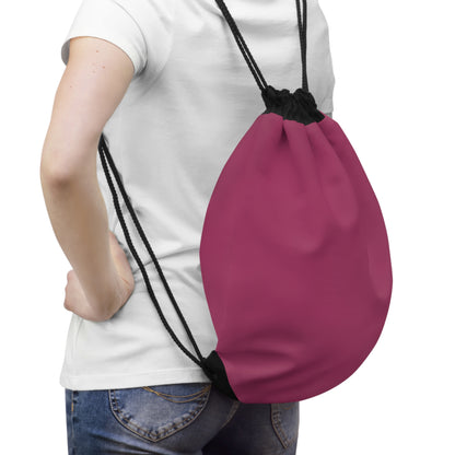 True Holiday Gypsy Pink Red Solids Drawstring Bag