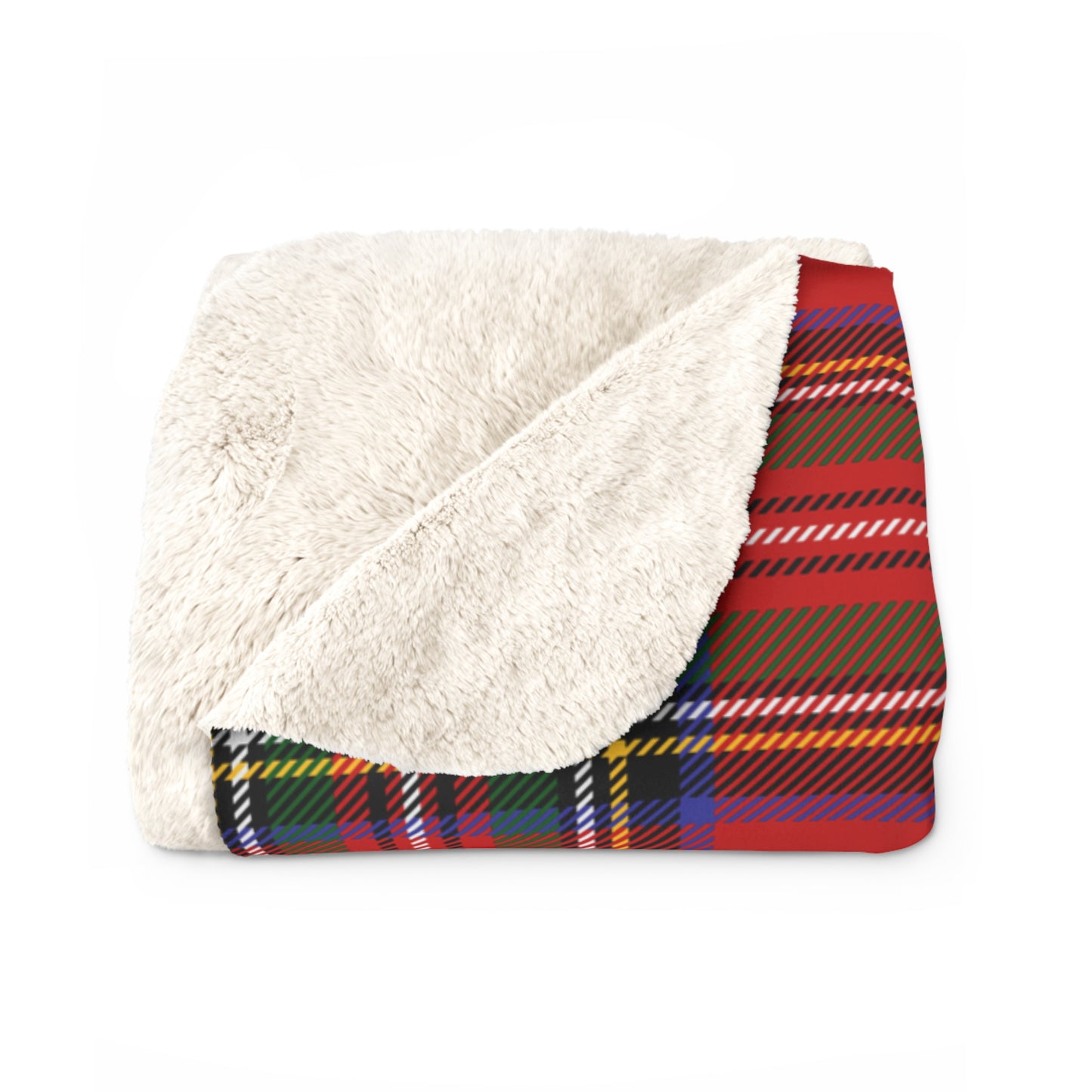 True Holiday Royal Stewart Tartan Plaid Throw Blanket