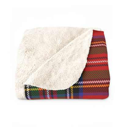 True Holiday Royal Stewart Tartan Plaid Throw Blanket