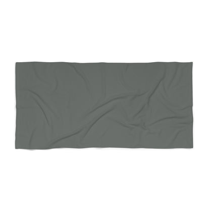 True Holiday Kitty Gray Gray Solids Beach & Pool Towel