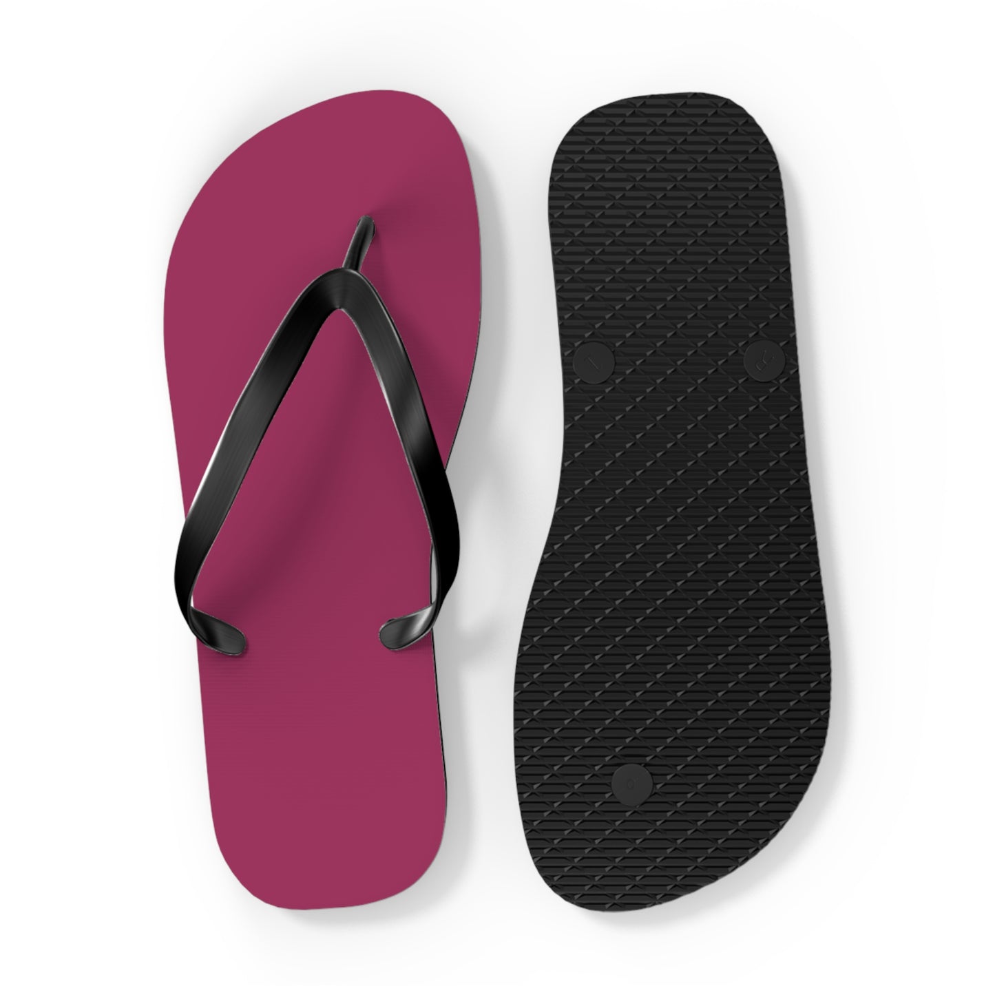 True Holiday Gypsy Pink Red Solids Flip Flops