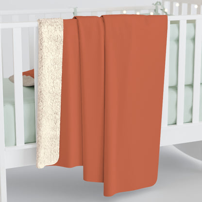 True Holiday Autumn Cover Orange Solids Throw Blanket