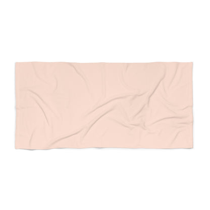 True Holiday Sunlit Coral Orange Solids Beach & Pool Towel