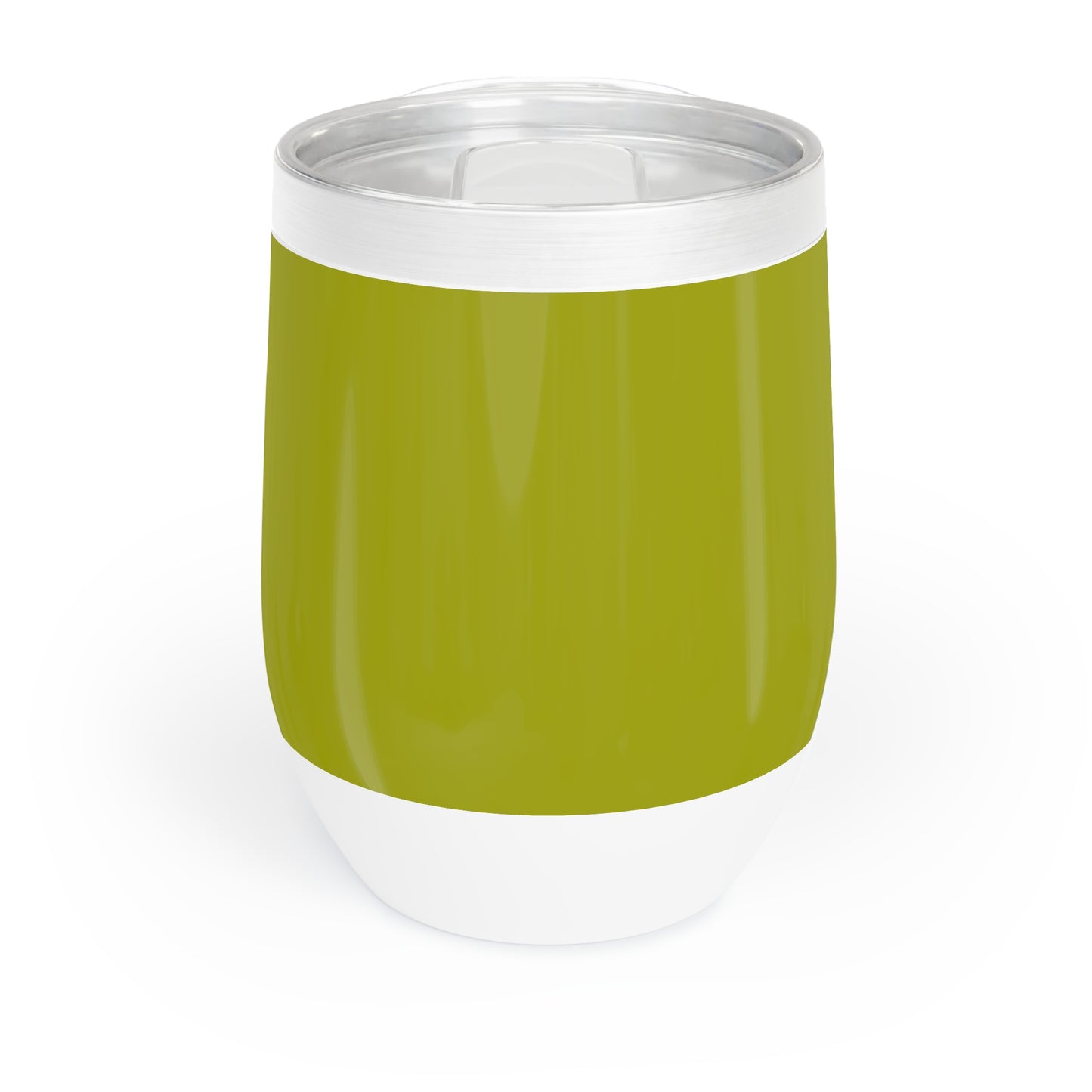 True Holiday Dark Lime Green Solids Chill Wine Tumbler