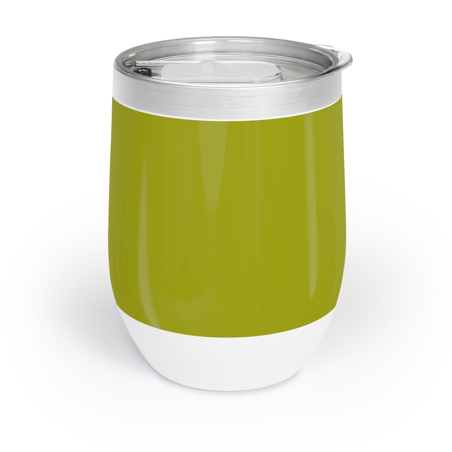 True Holiday Dark Lime Green Solids Chill Wine Tumbler