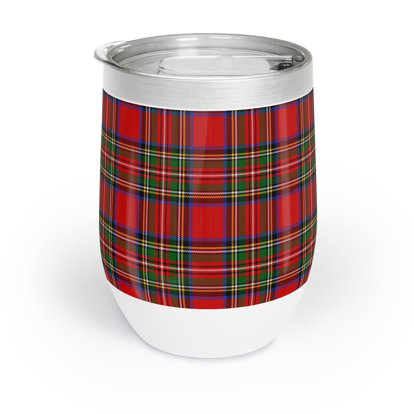 True Holiday Royal Stewart Tartan Plaid Chill Wine Tumbler