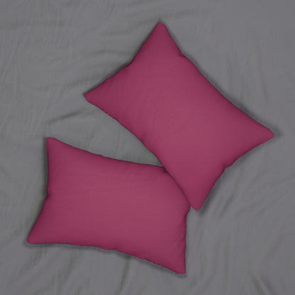 True Holiday Gypsy Pink Reds Solids 20" x 14" Rectangular Throw Pillow