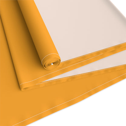 True Holiday Citrus Blast Yellow Solids Table Runner