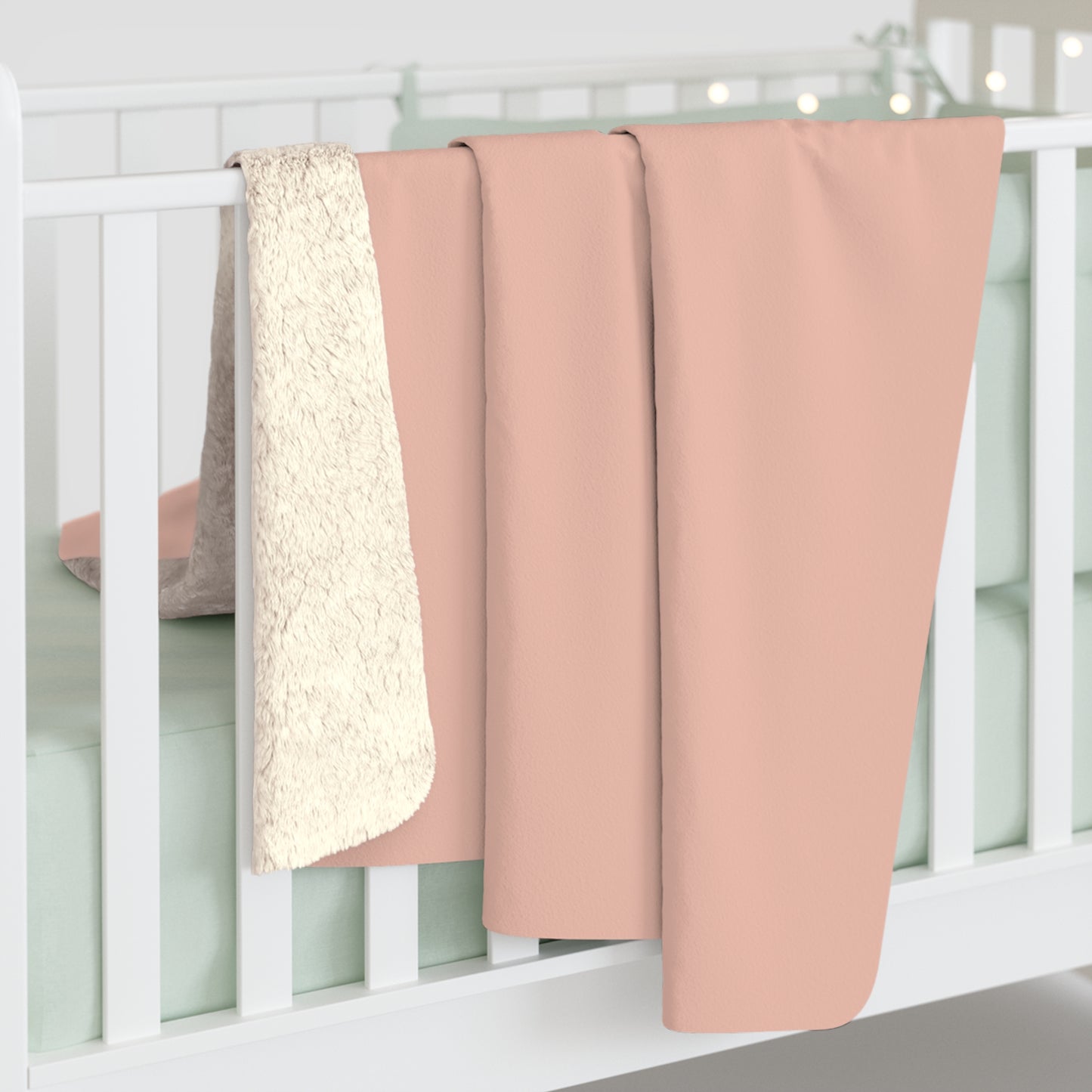 True Holiday Teacup Rose Orange Solids Throw Blanket