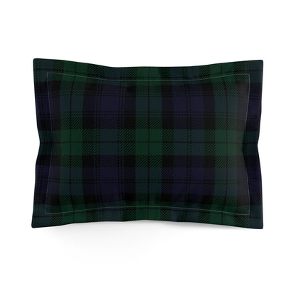 True Holiday Black Watch Tartan Plaid Microfiber Pillow Sham