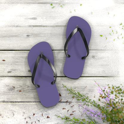True Holiday Seduction Purple Solids Flip Flops